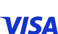 Visa brandmark blue