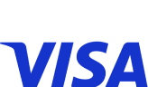 Visa brandmark blue